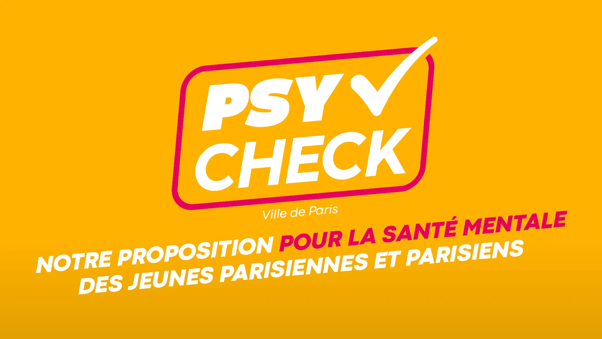 Créer un programme « psy-check » pour les jeunes à Paris